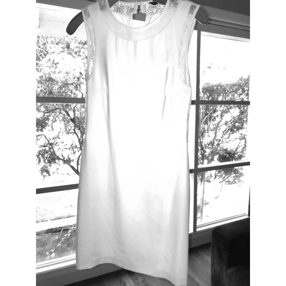 Zara White Dress - Size L